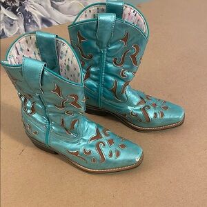 Turquoise Western Cowboy Boots by Laredo